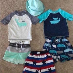 Toddler boys swimsuit bundle